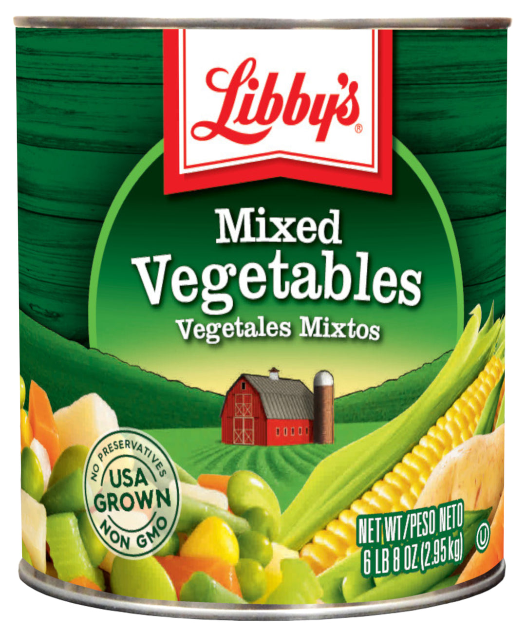 Libby's Libby Mixed Vegetables Low Sodium-104 oz.-6/Case