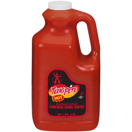 Texas Pete Buffalo Style Hot Chicken Wing Sauce Bulk-1 Gallon-4/Case