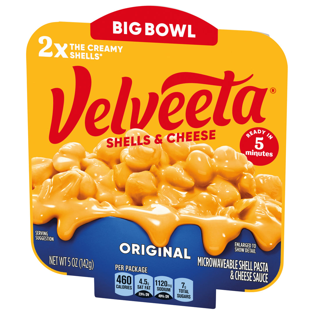 Velveeta Convenience Meal Original Macaroni & Cheese Bowl-5 oz.-6/Case