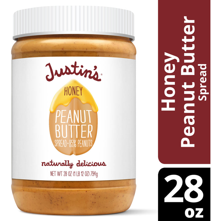 Justin's Jar Honey Peanut Butter-28 oz.-6/Case