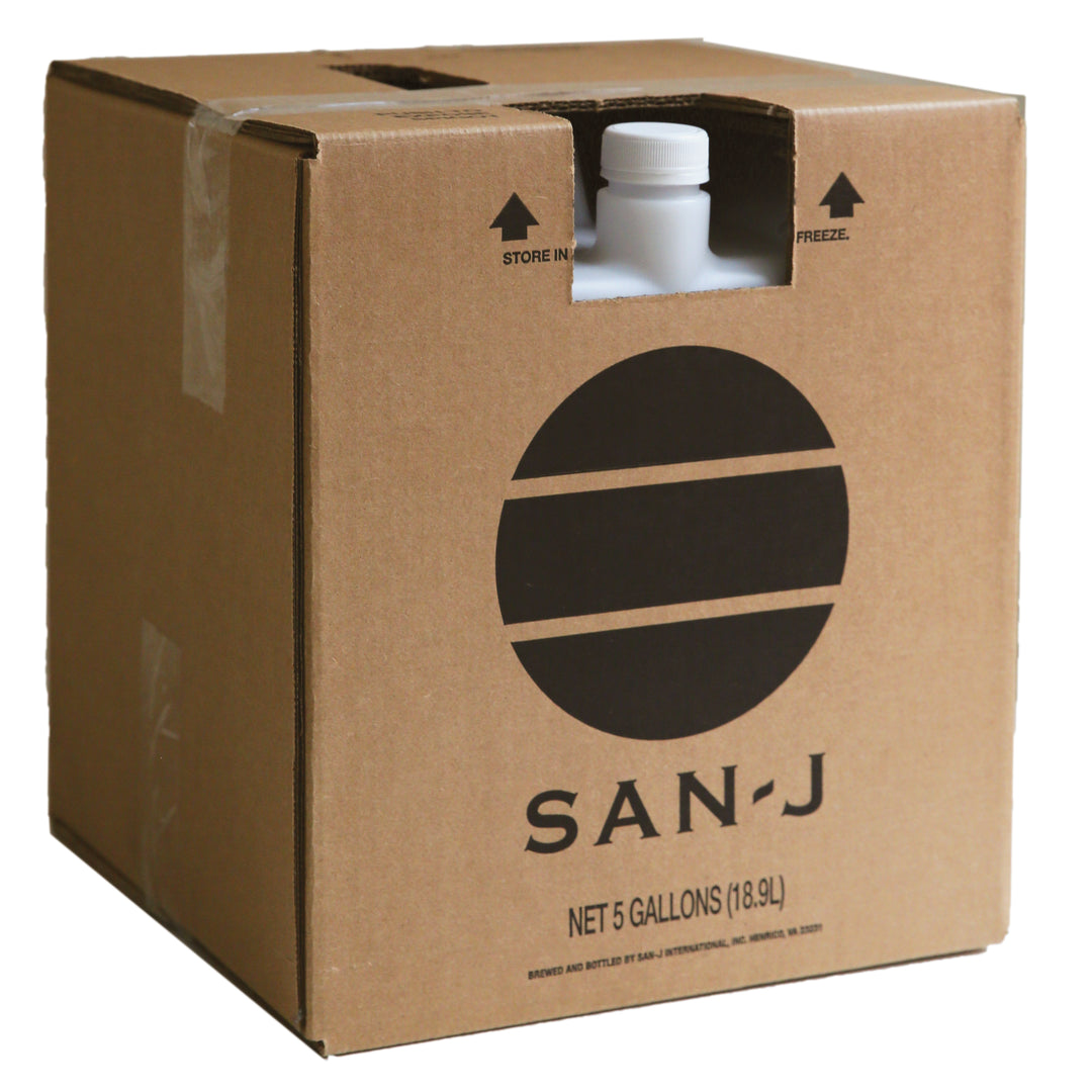 San-J International Tamari 50% Less Sodium Gluten-Free-5 Gallon-1/Case