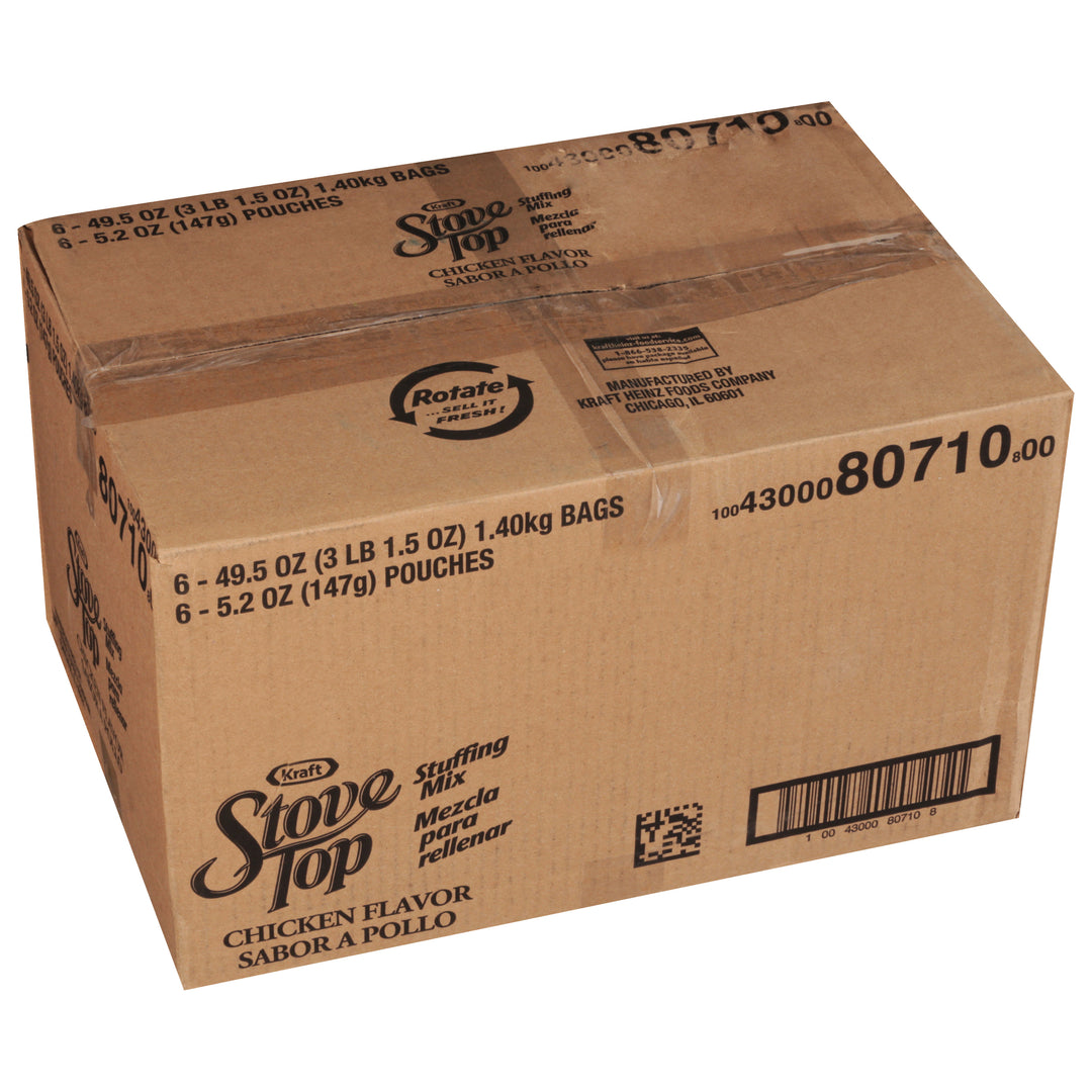 Stove Top Chicken Flavor Stuffing-3.418 lb.-6/Case