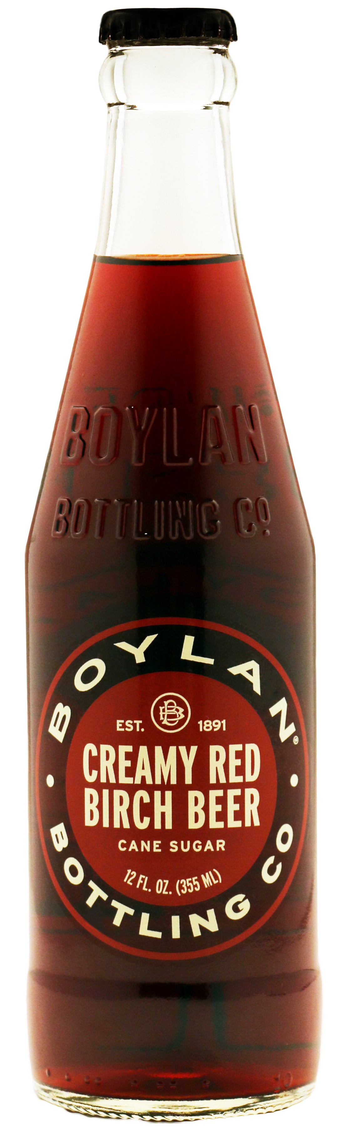 Boylan Bottling Creamy Red Birch Beer-12 fl oz.s-4/Box-6/Case