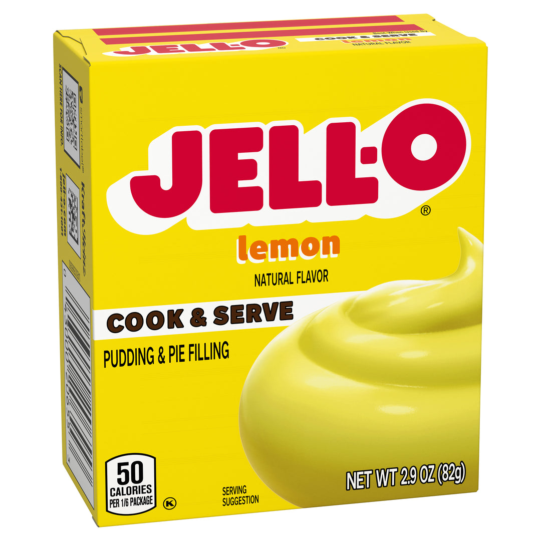 Jell-O Lemon Flavored Instant Pudding Mix & Pie Filling-2.9 oz.-24/Case