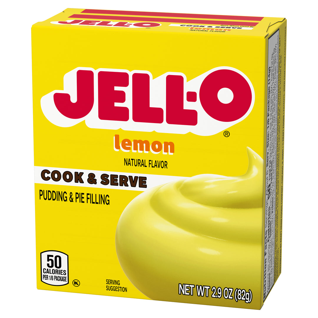Jell-O Lemon Flavored Instant Pudding Mix & Pie Filling-2.9 oz.-24/Case