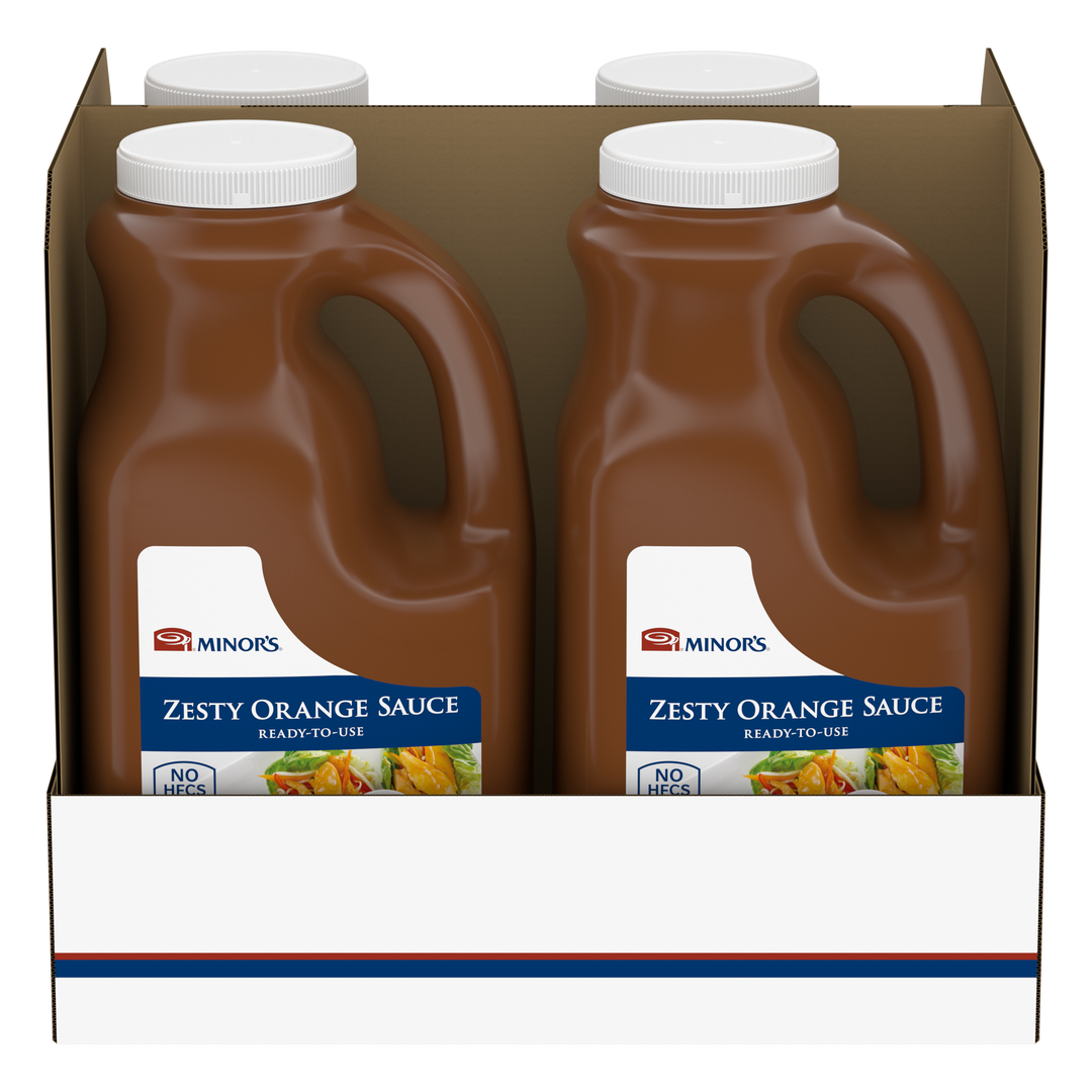 Minor's Ready To Use Zesty Orange Sauce-0.5 Gallon-4/Case