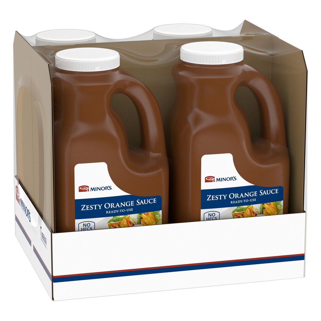 Minor's Ready To Use Zesty Orange Sauce-0.5 Gallon-4/Case