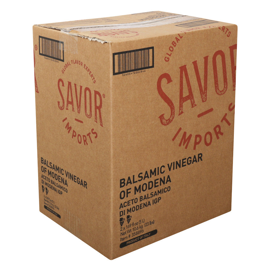Savor Imports 20% Grape Balsamic Vinegar Bulk-5 Liter-2/Case