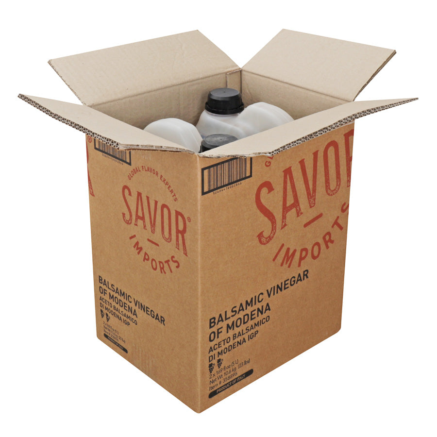 Savor Imports 20% Grape Balsamic Vinegar Bulk-5 Liter-2/Case