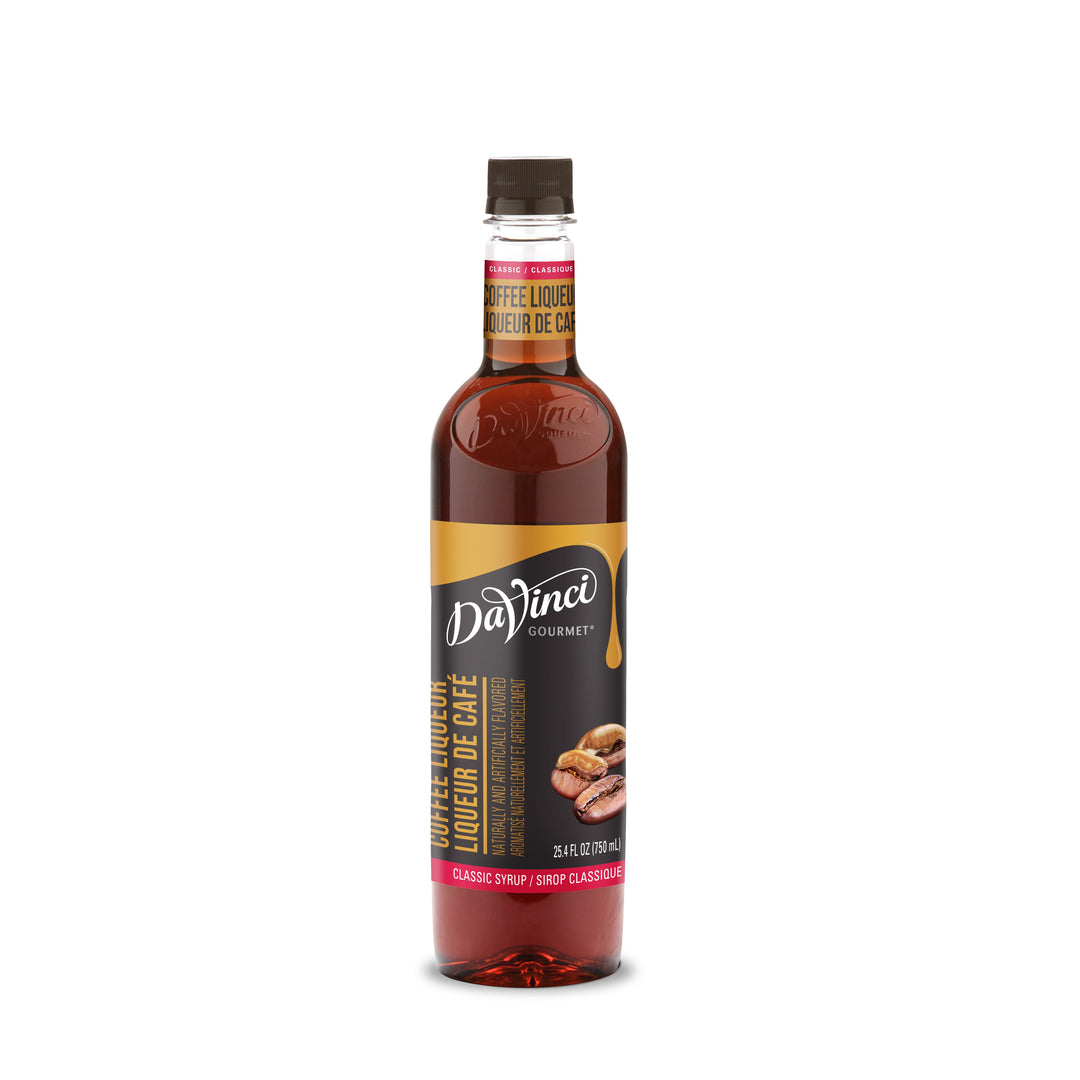 Davinci Gourmet Syrup Coffee Liqueur Flavored-750 Milliliter-4/Case