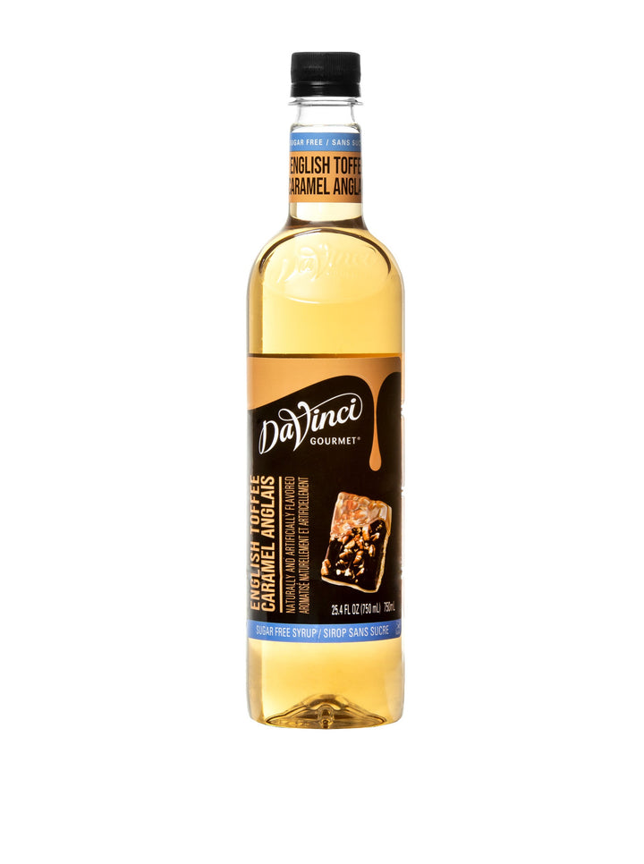 Davinci Gourmet Gourmet Sugar Free English Toffee Syrup-750 Milliliter-4/Case