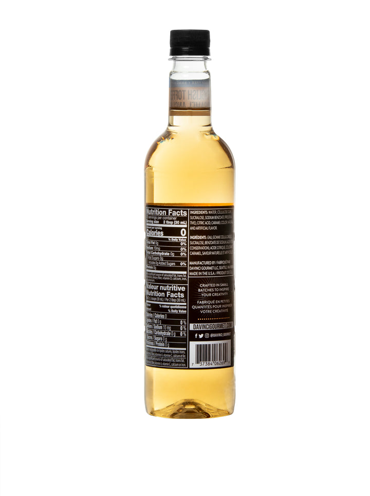 Davinci Gourmet Gourmet Sugar Free English Toffee Syrup-750 Milliliter-4/Case