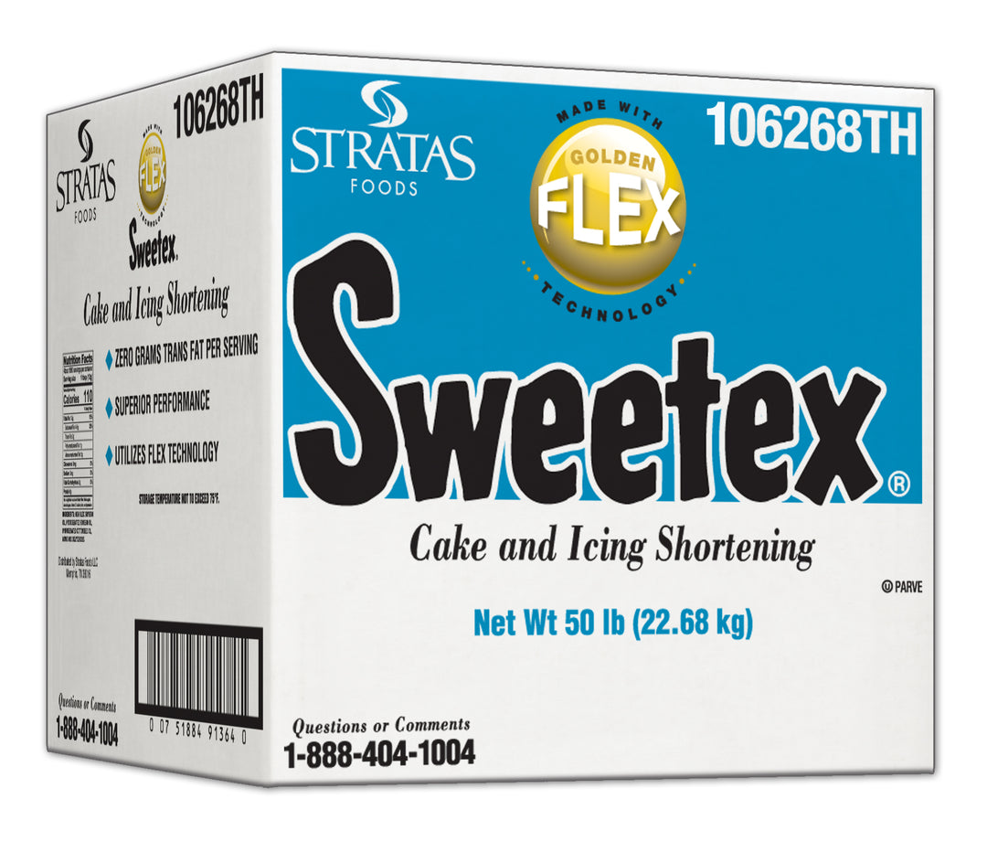 Sweetex Golden Flex Cake & Icing Shortening-50 lb.-1/Case