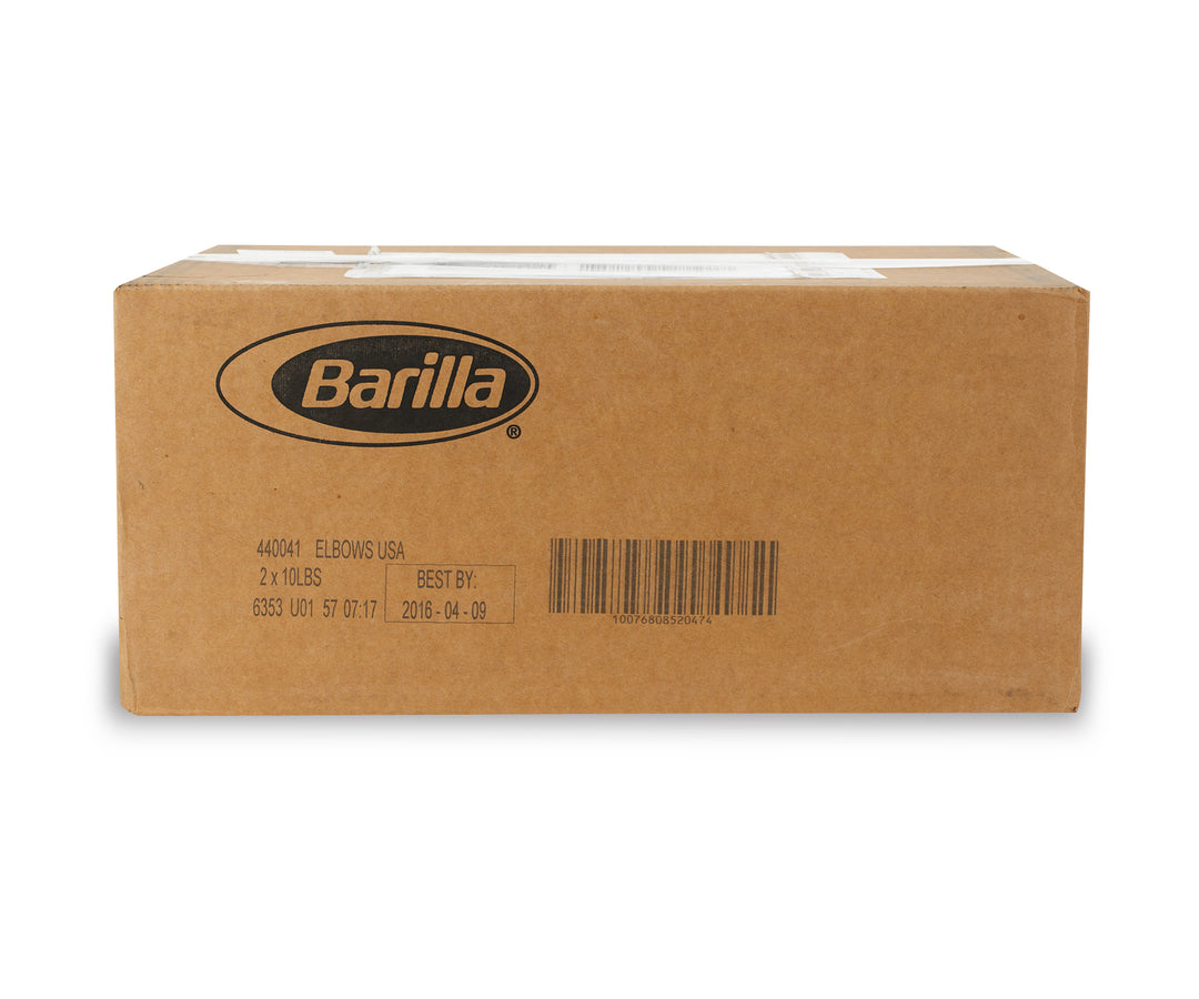 Barilla Kosher Elbows-160 oz.-2/Case