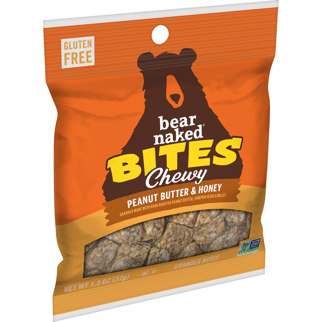 Bear Naked Peanut Butter And Honey Granola Bites-1.3 oz.-50/Case