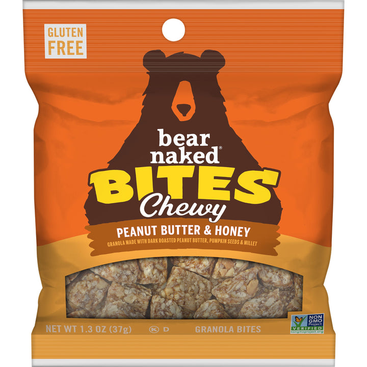 Bear Naked Peanut Butter And Honey Granola Bites-1.3 oz.-50/Case