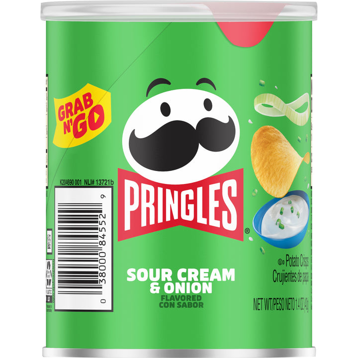 Pringles Sour Cream & Onion Potato Crisp-36 Count-1/Case