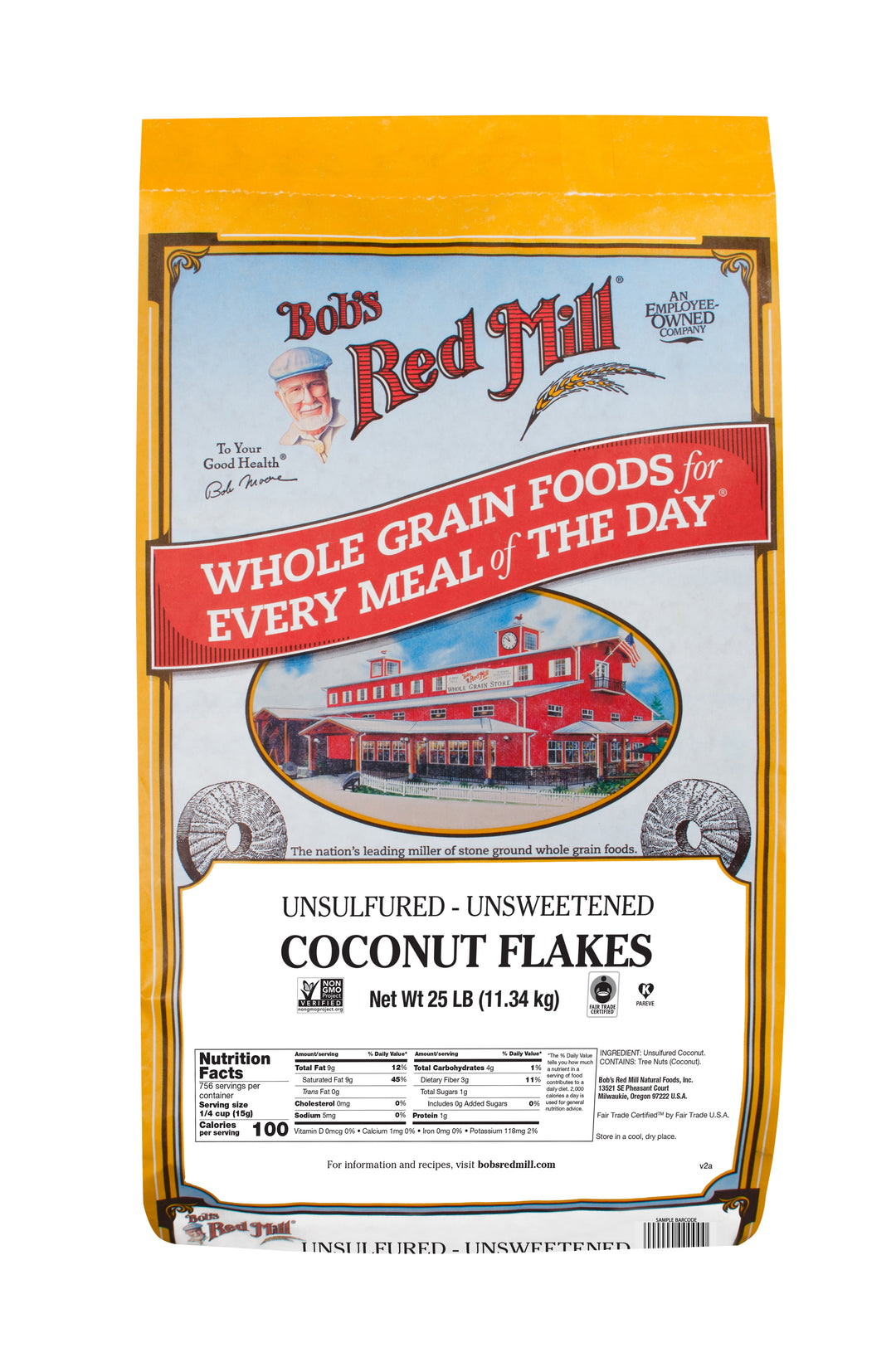 Bob's Red Mill Natural Foods Inc Kosher Coconut Flakes-25 lb.