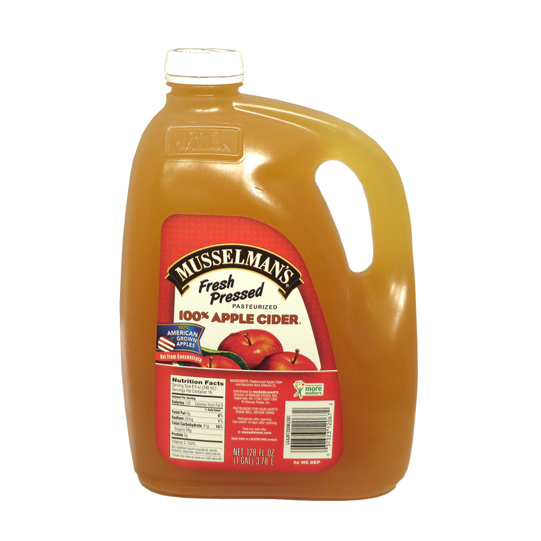Musselman's Fresh Pressed 100% Apple Cider-128 fl oz.s-4/Case