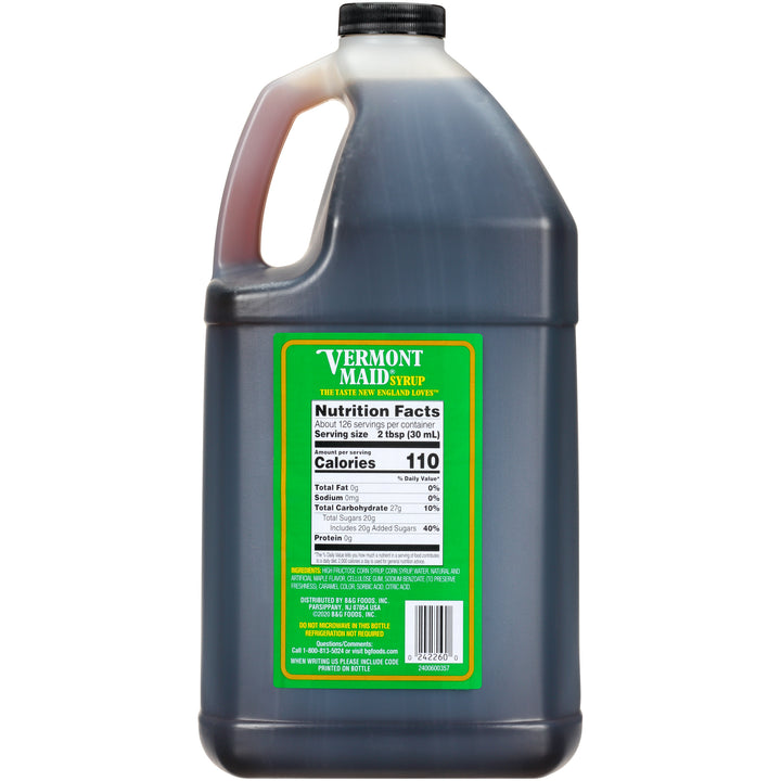 Vermont Maid Syrup Bulk-1 Gallon-4/Case