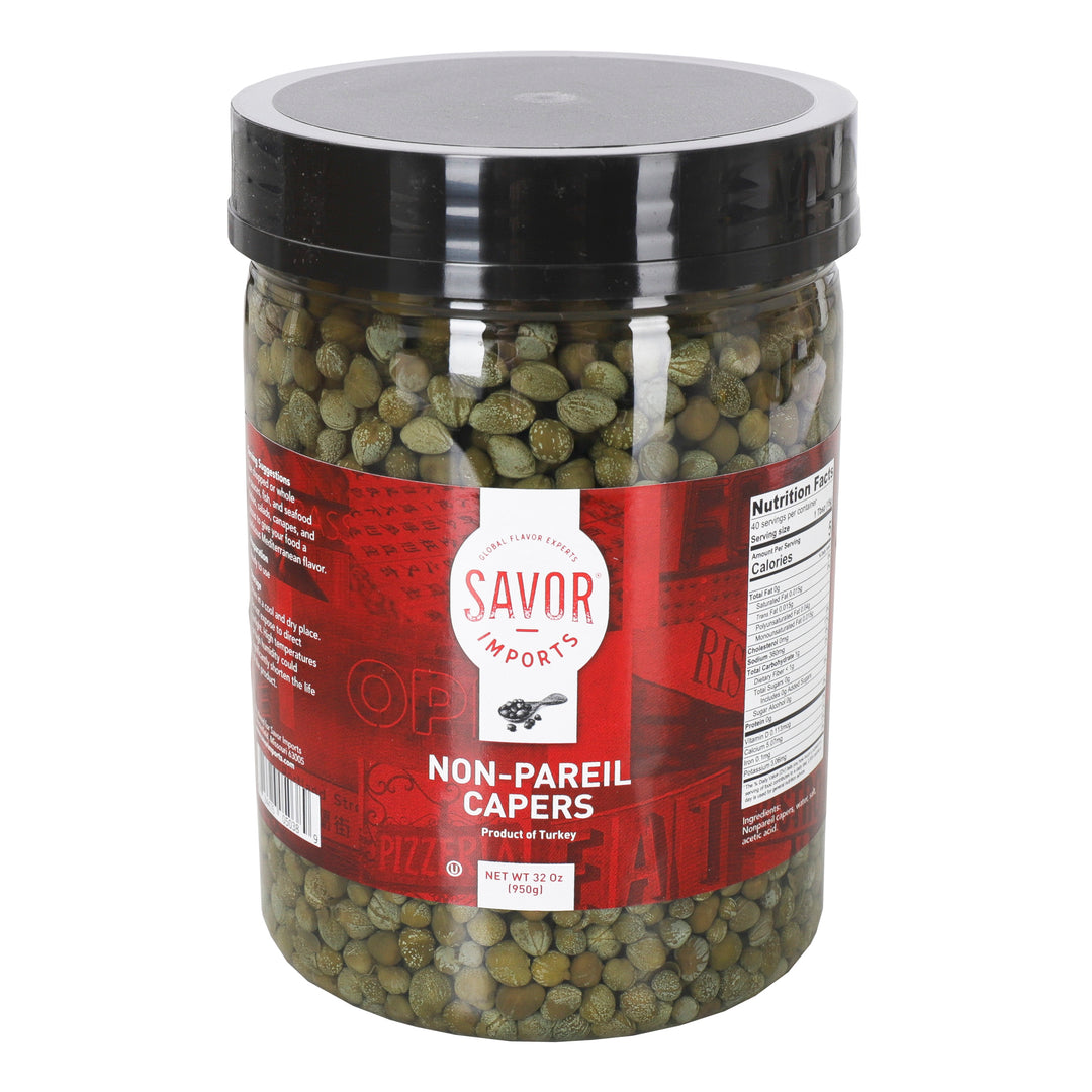 Savor Imports Non Pareils Capers Jar-32 oz.-6/Case
