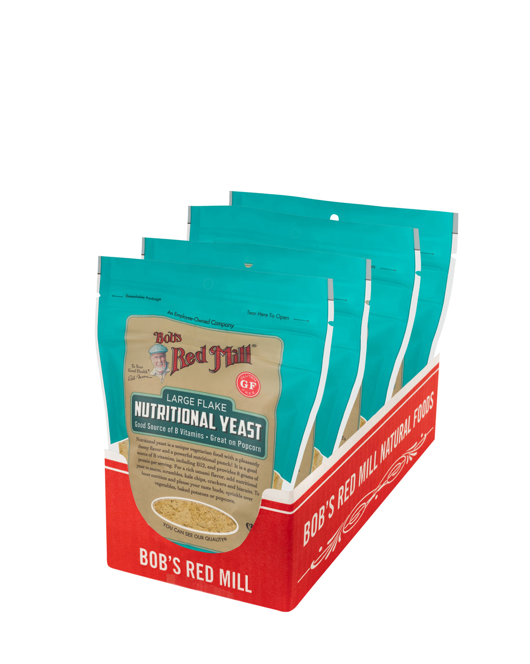 Bob's Red Mill Natural Foods Inc Nutritional Yeast 4- 5 oz. Bags-5 oz.-4/Case
