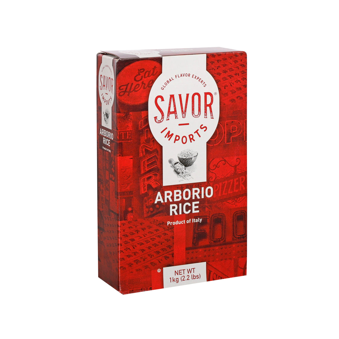 Savor Imports Arborio Rice Box-1 Kilogram-10/Case