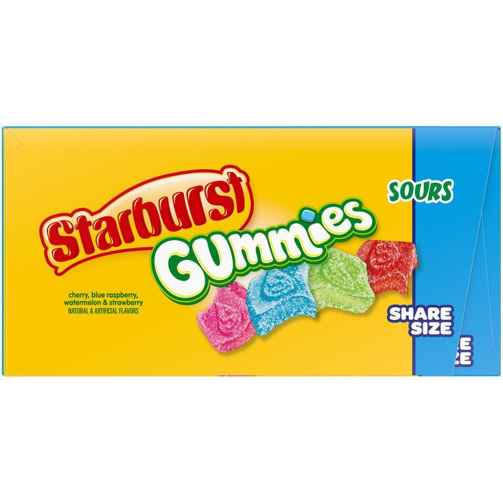 Starburst Sour Share Size Gummy Candy-3.5 oz.-15/Box-6/Case