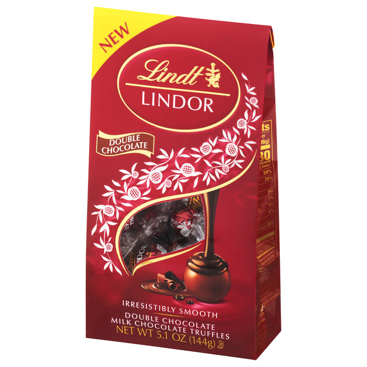 Lindt & Sprungli-Usa- Inc Double Chocolate Truffles Bag-5.1 oz.-6/Case