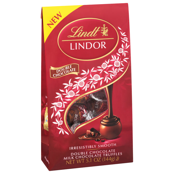 Lindt & Sprungli-Usa- Inc Double Chocolate Truffles Bag-5.1 oz.-6/Case