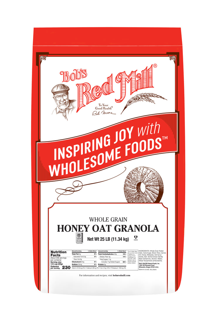 Bob's Red Mill Natural Foods Inc Honey Oat Granola-25 lb.