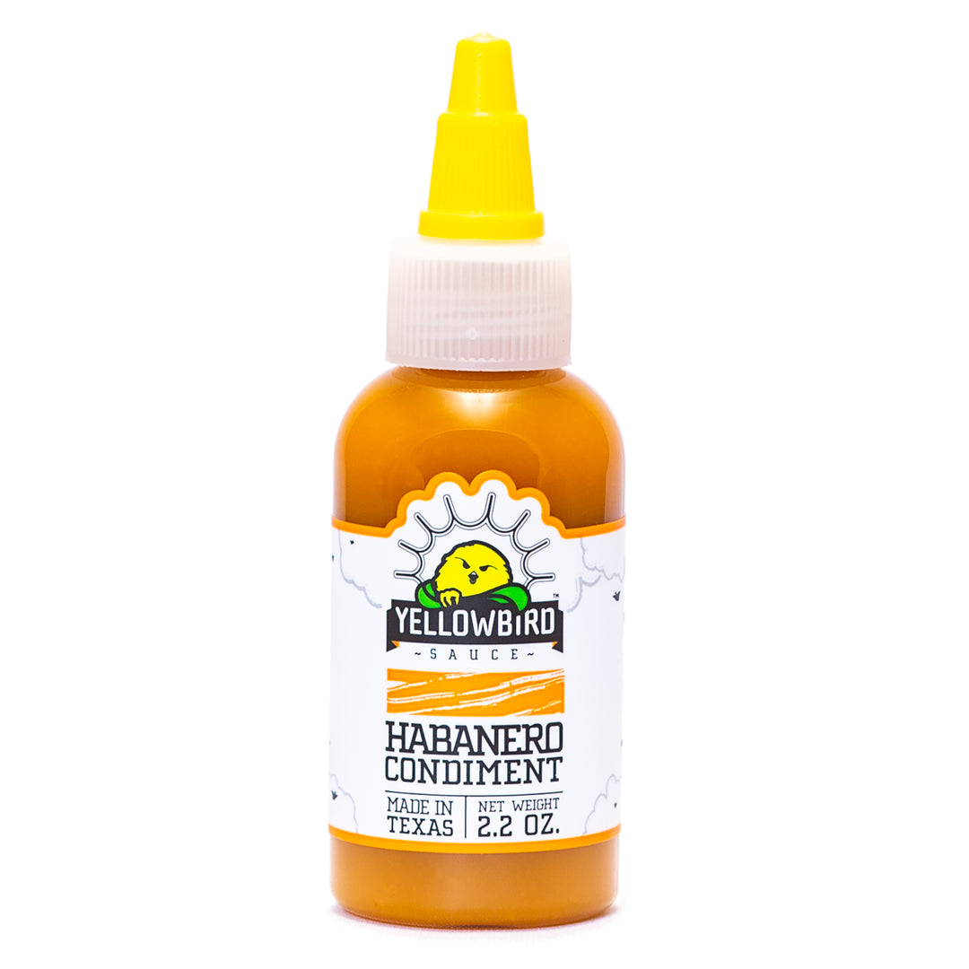 Yellowbird Foods Habanero Hot Sauce Bottle-2.2 oz.-12/Box-2/Case