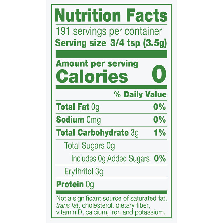Truvia Calorie Free Sweetener-1.48 lb.-6/Case