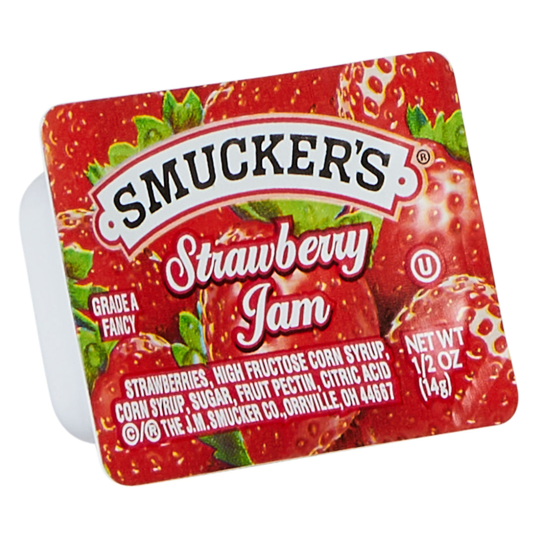 Smucker's Strawberry Jam-0.5 oz.-400/Case