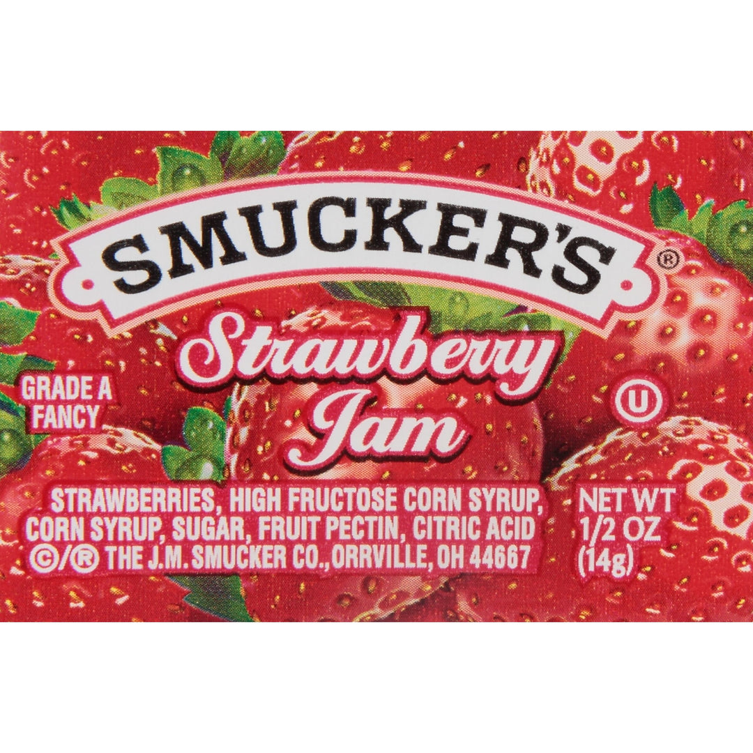 Smucker's Strawberry Jam-0.5 oz.-400/Case