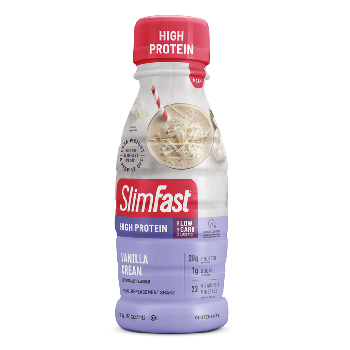 Slimfast Advanced Nutrition Ready To Drink Vanilla Cream Shake-11 fl oz.s-4/Box-3/Case