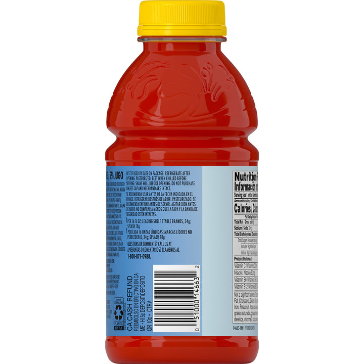 V8 Splash Fruit-16 fl oz.s-12/Case