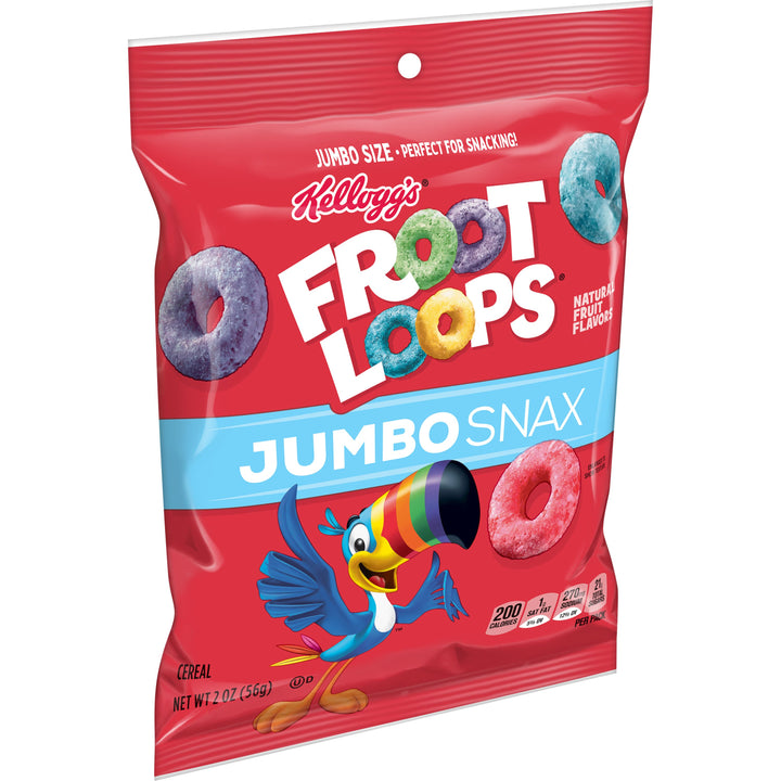 Kellogg Froot Loops Snack-2 oz.-6/Case