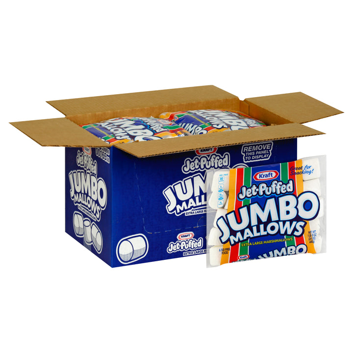 Kraft Jumbo Snack Marshmallow Jumbo-1.5 lb.-8/Case