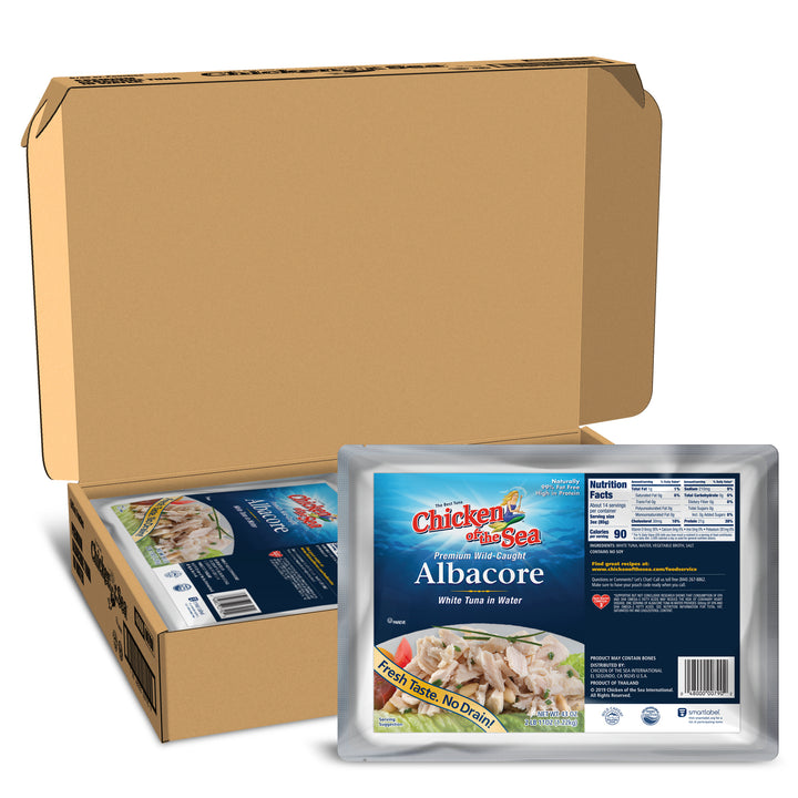 Chicken Of The Sea White Albacore Tuna Chunks-43 oz.-6/Case