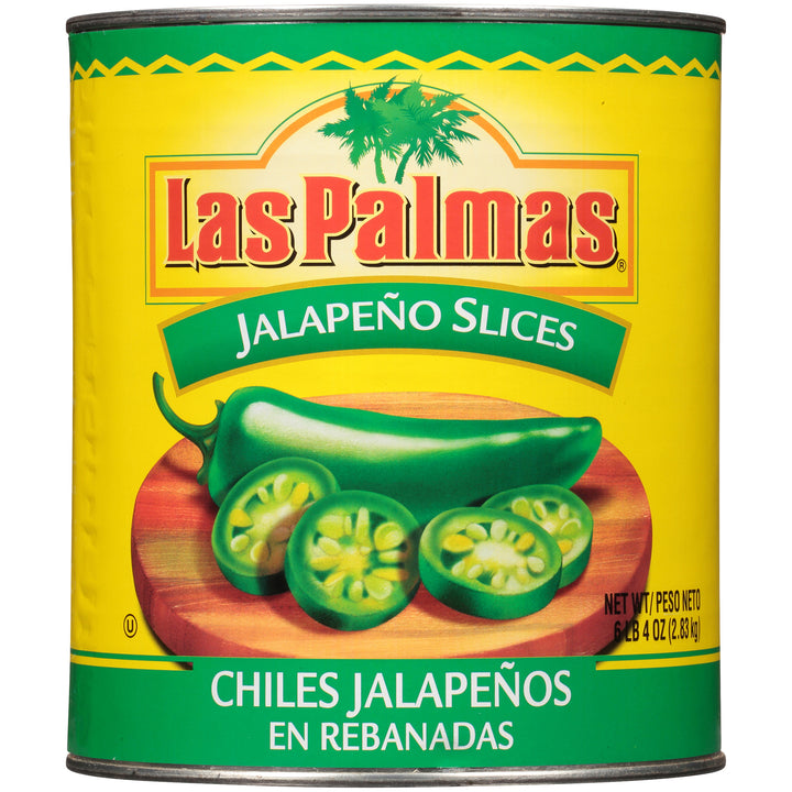 Las Palmas Sliced Jalapeno Peppers-96 oz.-6/Case