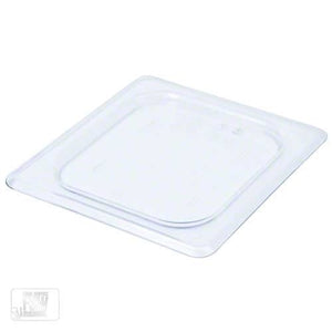 Cambro 6.375 Inch X 6.937 One Sixth Size Clear Flat Lid Cover-1 Each