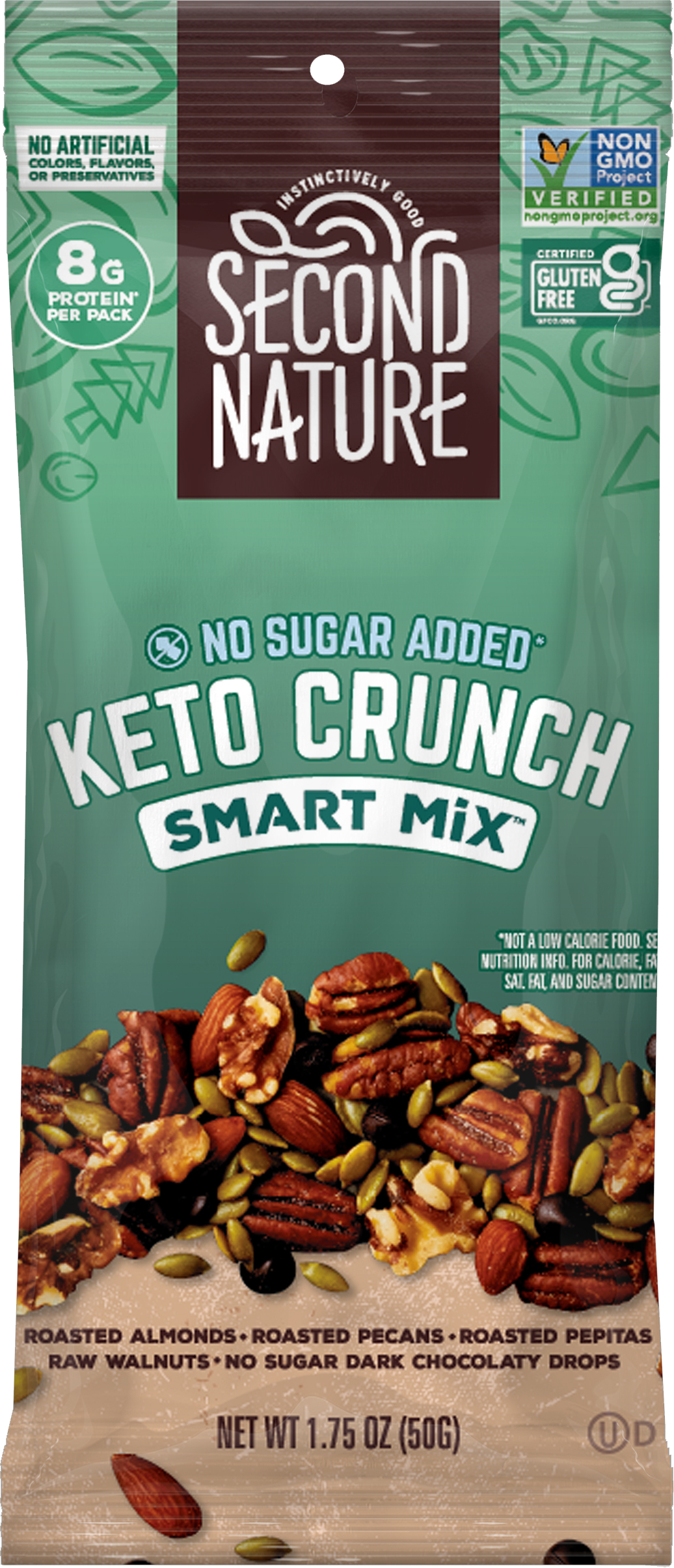 Second Nature Sn Keto Crunch-1.75 oz.-12/Box-3/Case
