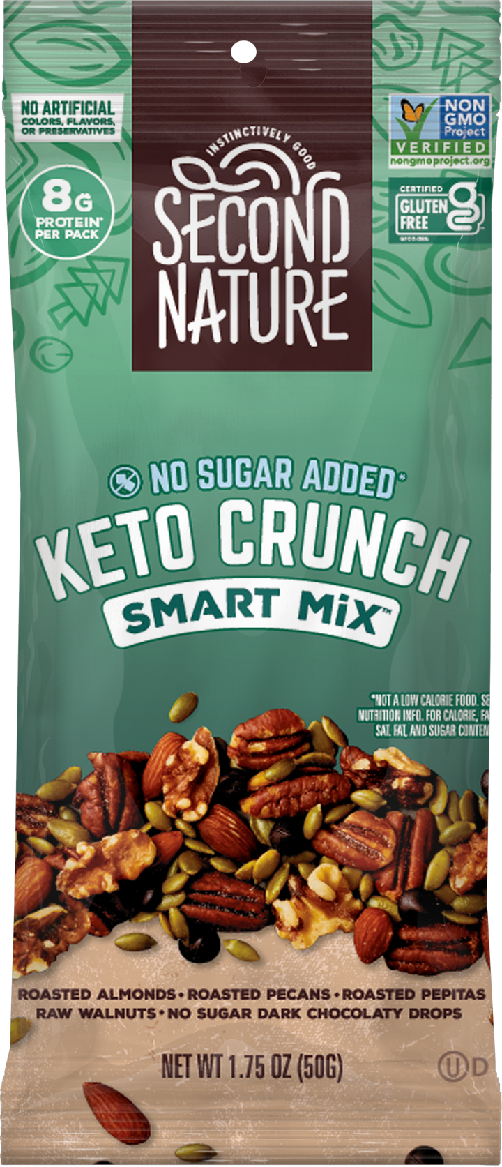 Second Nature Sn Keto Crunch-1.75 oz.-12/Box-3/Case