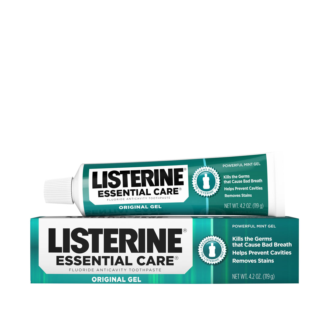 Listerine Essential Care Original Gel Toothpaste-4.2 oz.-6/Box-4/Case