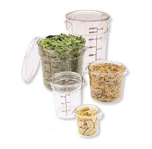 Cambro Camwear 6 Quart Polycarbonate Clear Container-1 Each