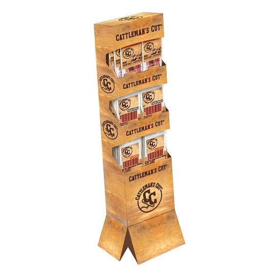 Cattlemans Cc Mixed 2.75Oz/3Oz Stick Tower 16 Old Fash; 16 Dble Smoke; 12 Hunters Sausage 44/Case