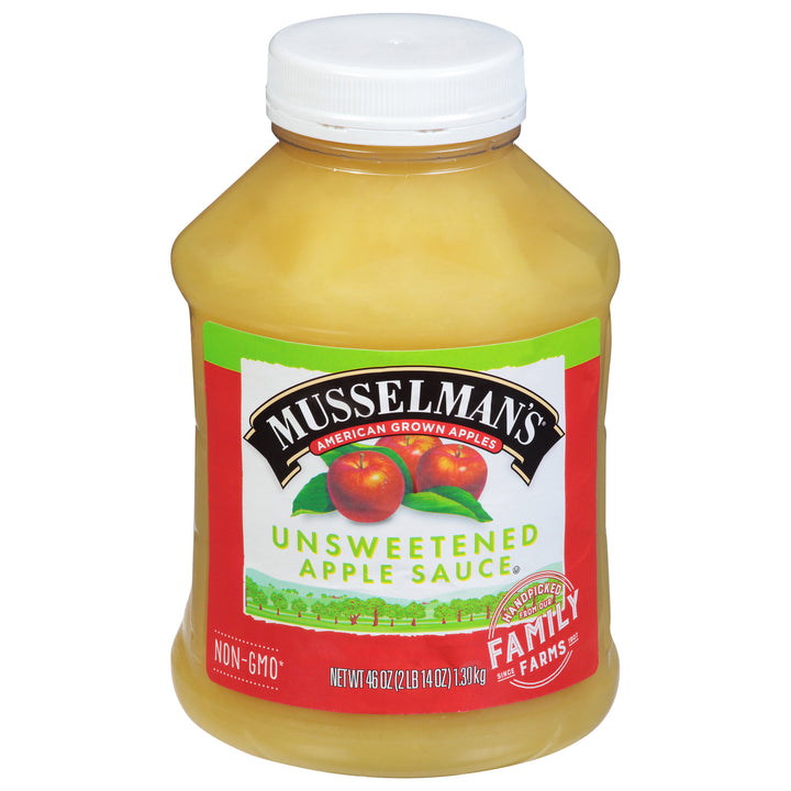 Musselman's Applesauce Narrow Base No Sweetner-46 oz.-8/Case