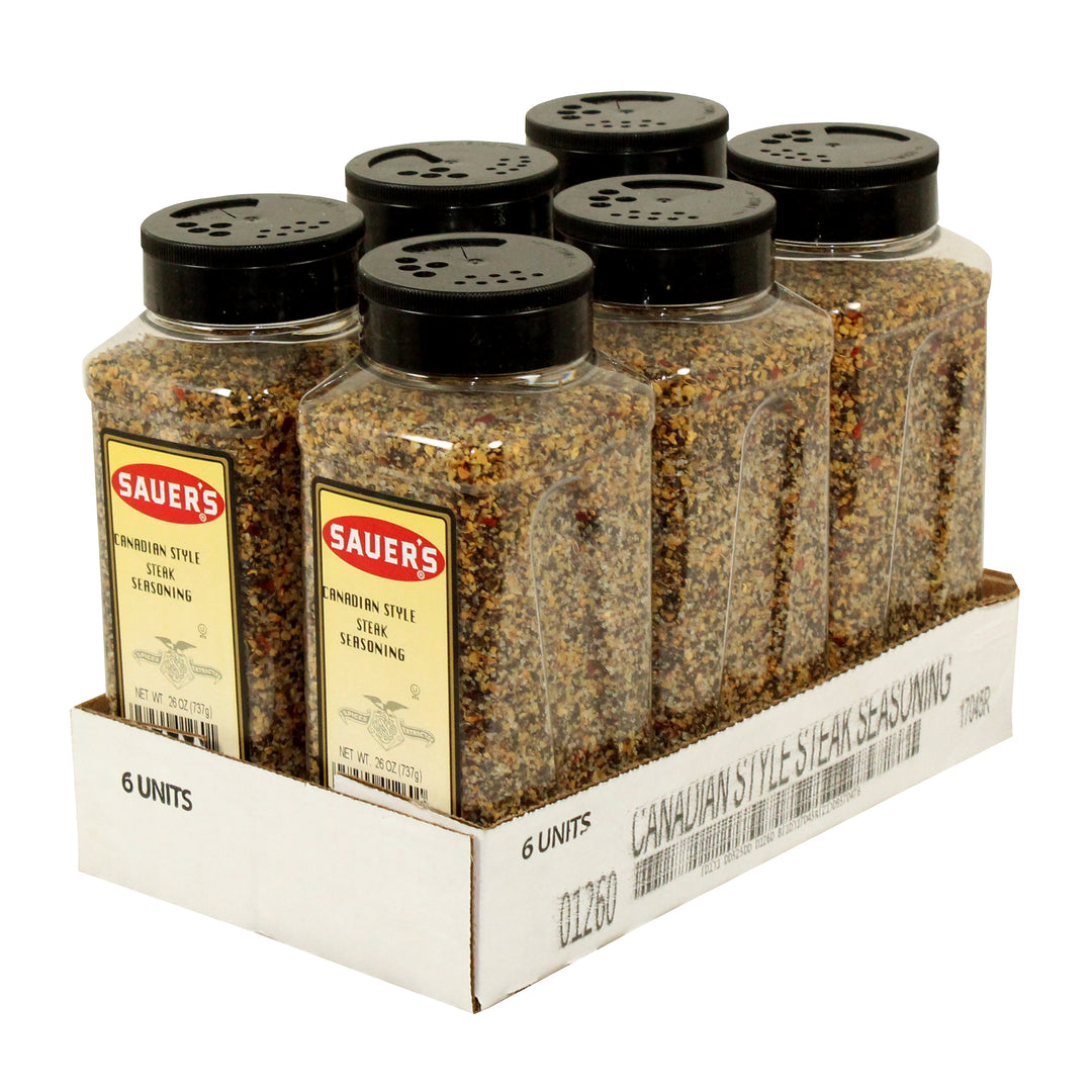 Sauer Canadian Style Steak Seasoning-26 oz.-6/Case