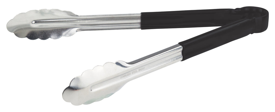 Winco Utility Tong 12 Inch Black Stainless Steel-1 Each